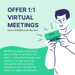 offer 1:1 virtual meetins