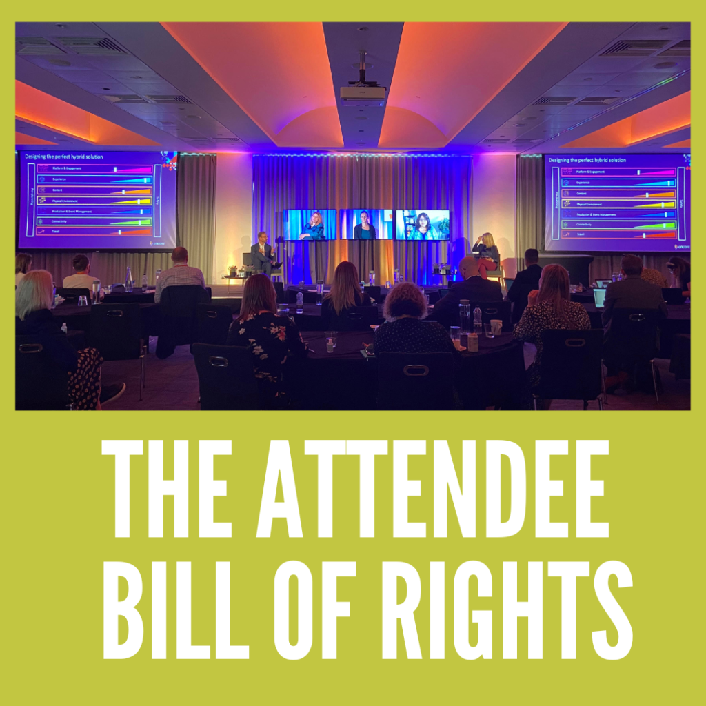The Attendee Bill of Rights