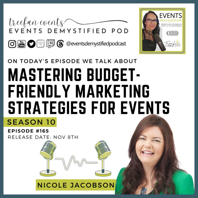 165: Mastering Budget-Friendly Marketing Strategies for Events feat. Nicole Jacobson