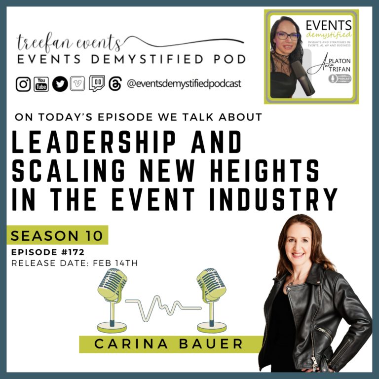 172: Leadership and Scaling New Heights in the Event Industry ft Carina Bauer, CEO of IMEX Group