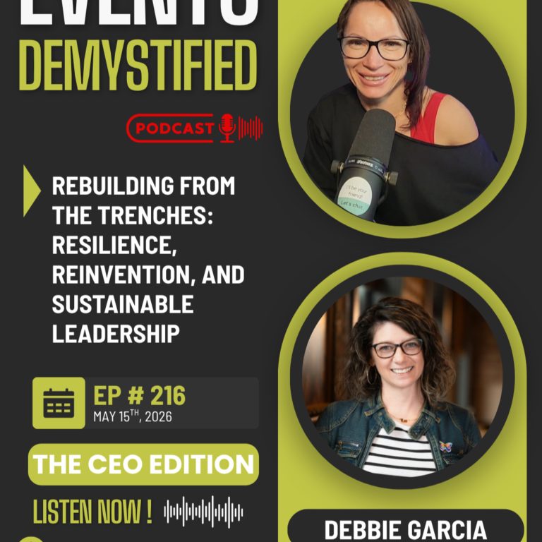 216: Resilience, Reinvention, and Sustainable Leadership ft Debbie Garcia
