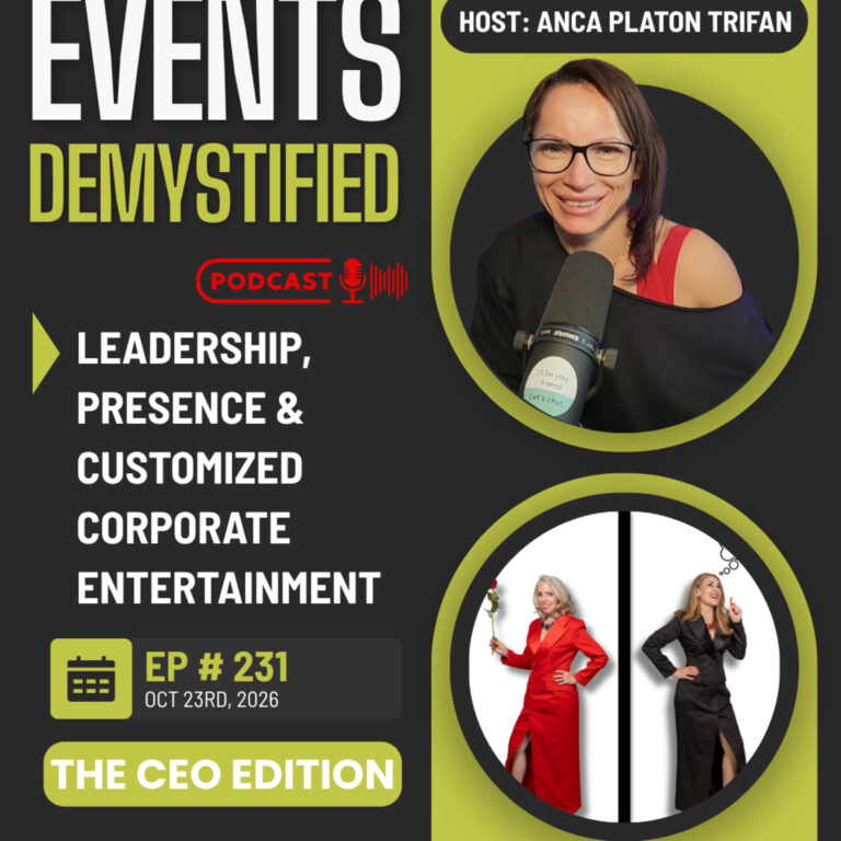 231: Corporate Event Entertainment: Heather Rogers and Velia Rizzo, CEOs of Curated Entertainment, on Reading the Room